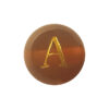 Red Onyx Initial A Red Onyx Initial A