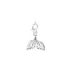 White Mermaid Tail Pendant