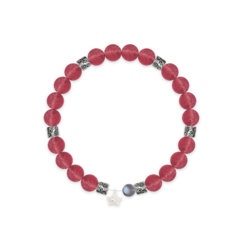 Red Strawberry Crystal & Pave Star Bracelet – 638369 Red Strawberry Crystal & Pave Star Bracelet – 638369