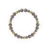 Blue Tiger Eye & Clear Smoky Quartz Bracelet – 9C2F81