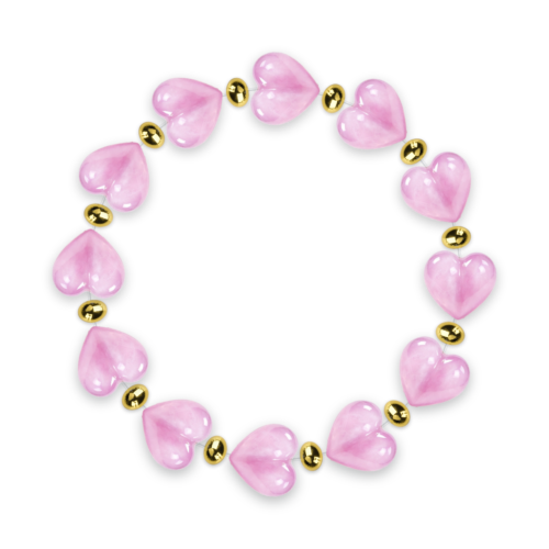 Midnight HEART-KUNZITE Rhythm Bracelet – A8B37E