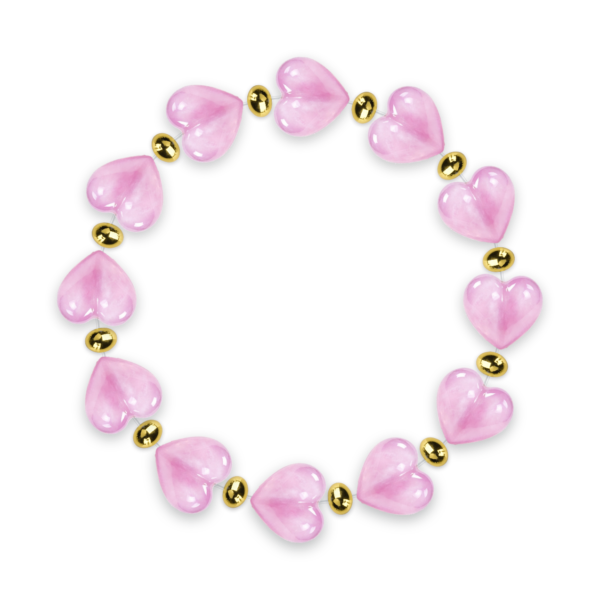 Midnight HEART-KUNZITE Rhythm Bracelet – A8B37E